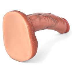 RealCockz Gode Curved Balls 16 x 3.5cm Marron